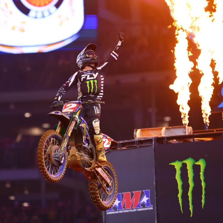 AMA Supercross: ¡Un afortunado! Cooper Webb «No me lo puedo creer. Ha sido una gran suerte».