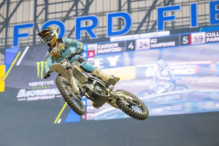 AMA Supercross: RJ Hampshire sin «echar todo por la borda»