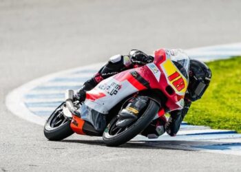 Moto3, Pr. Tailandia: Dos italianos en cabeza, Bertelle y Nepa