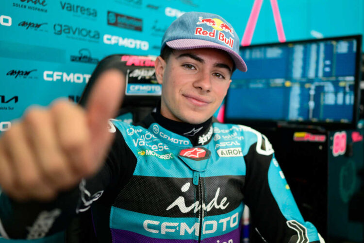 MotoGP: Moto2, David Alonso «contento con la reacción de su hombro»