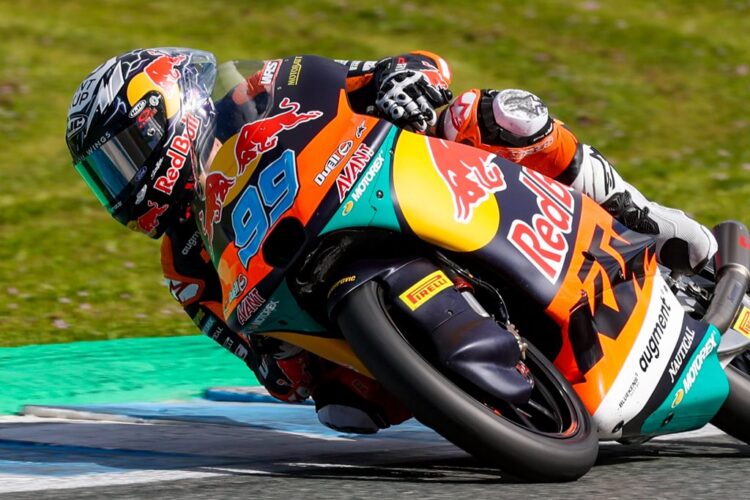 Moto3, test en Jerez: Rueda acaba los entrenamientos en cabeza con vuelta de récord