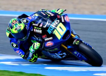 Moto2, Pr. Tailandia: Diogo Moreira termina el día en cabeza