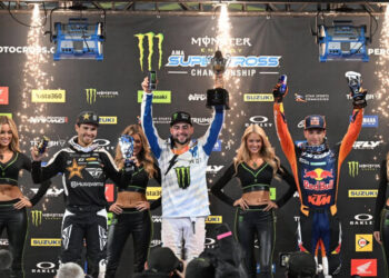 AMA Supercross, SX250 Costa Este: Nate Thrasher gana, Max Anstie se lesiona