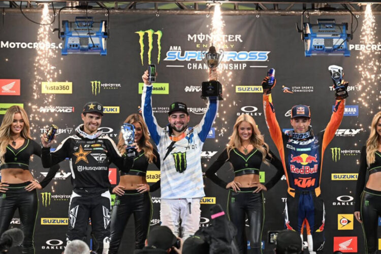 AMA Supercross, SX250 Costa Este: Nate Thrasher gana, Max Anstie se lesiona