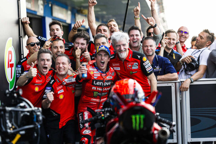 MotoGP: ¿Trofeo Ducati? Gigi Dall’Igna «Tres Ducati en el podio; y en primera línea».