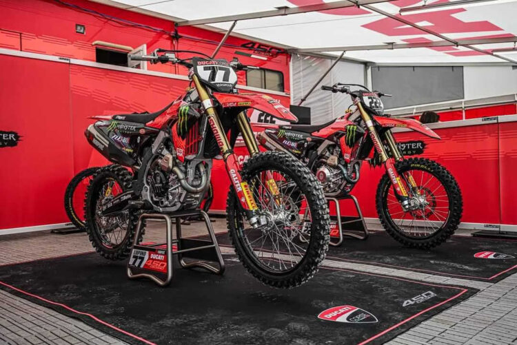 MXGP: Ducati estrena la nueva Desmo250 MX en el Campeonato Italiano