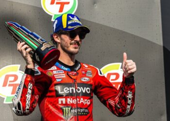 MotoGP, Francesco Bagnaia (P3): “Marc estaba jugando con nosotros”