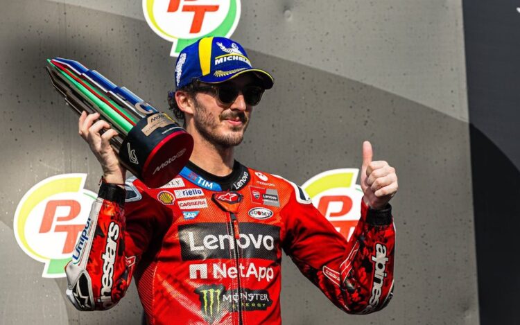 MotoGP, Francesco Bagnaia (P3): “Marc estaba jugando con nosotros”