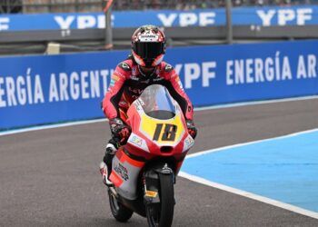 Moto3, PR, Austin: Bertelle cierra el primer día en la cima