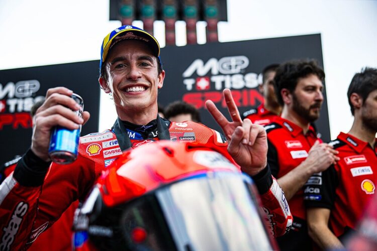 MotoGP, Dall’Igna sobre Márquez: «Un campeón con confianza y una calma inquebrantable»