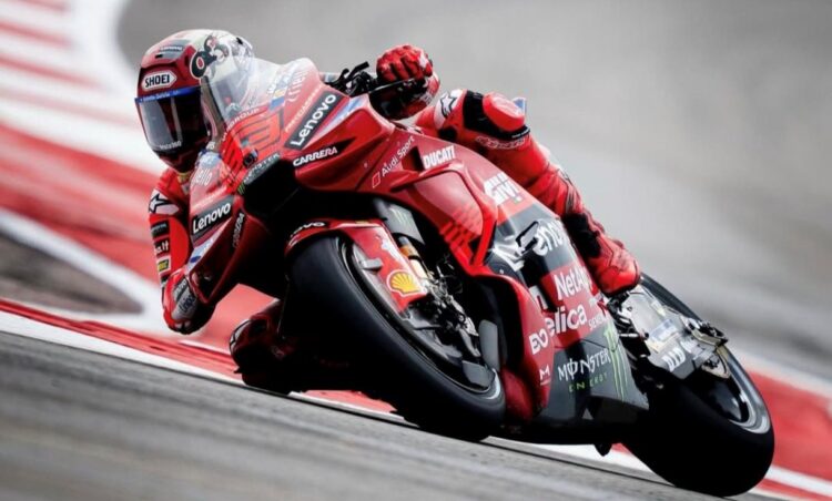 MotoGP Austin, Warm-up: Marc Márquez lidera Bagnaia
