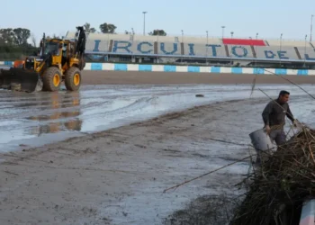 MotoGP: El Circuito Ángel Nieto de Jerez completamente inundado