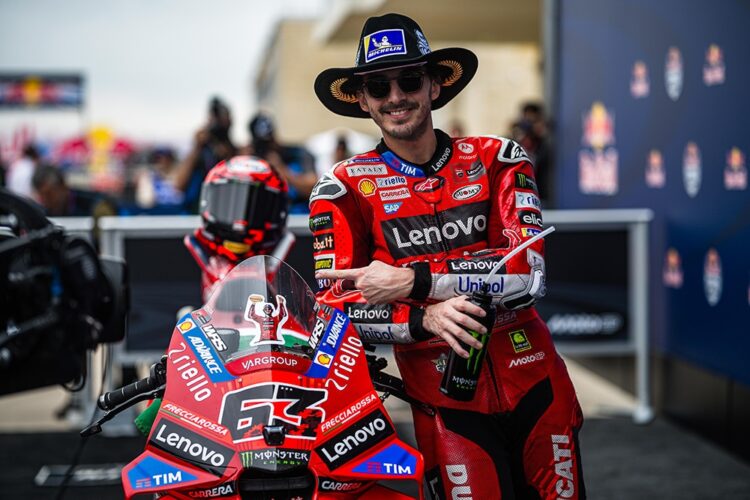 MotoGP, Pecco Bagnaia: “La presión es sólo un privilegio”