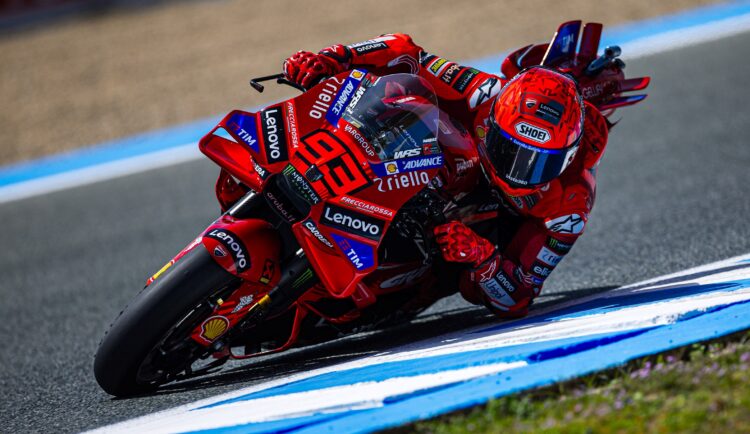 MotoGP, Jerez, Sprint: Marc Márquez gana cómodamente tras el accidente de Quartararo