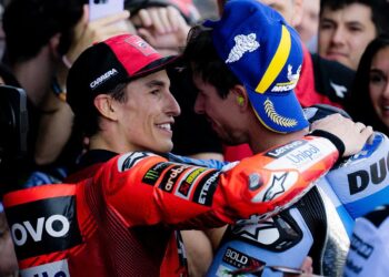 MotoGP: A pesar de la caída Marc Márquez «muy contento y orgulloso de Alex por la victoria»