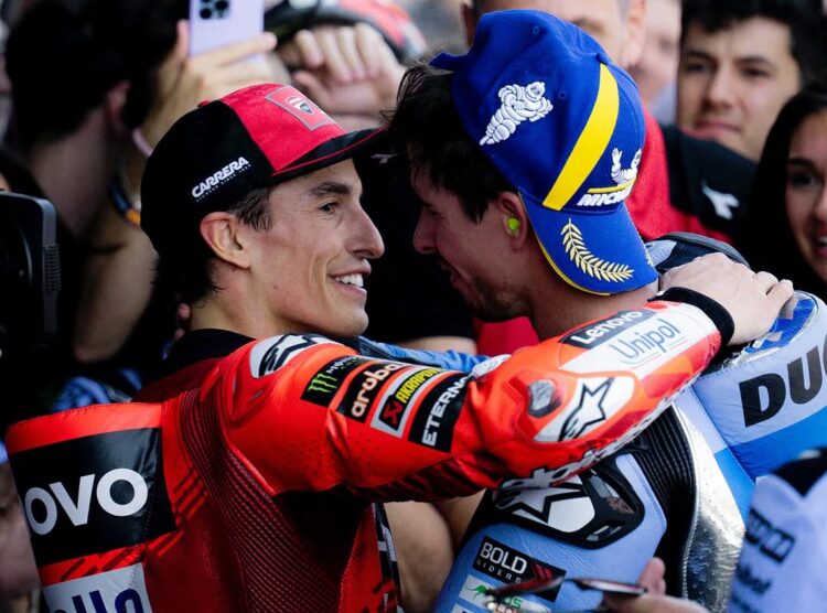 MotoGP: A pesar de la caída Marc Márquez «muy contento y orgulloso de Alex por la victoria»