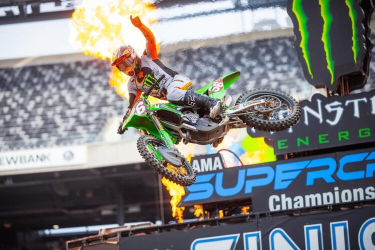 AMA Supercross: Seth Hammaker es el nuevo líder de la División Este de 250SX