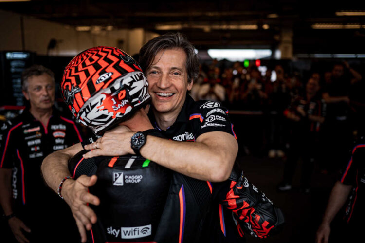 MotoGP: Jorge Martín fue una «fuente extra de motivación» para Bezzecchi, según Massimo Rivola