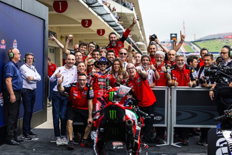 MotoGP: Gigi Dall’Igna «Tenemos un lado del garaje muy contento y el otro no tanto»