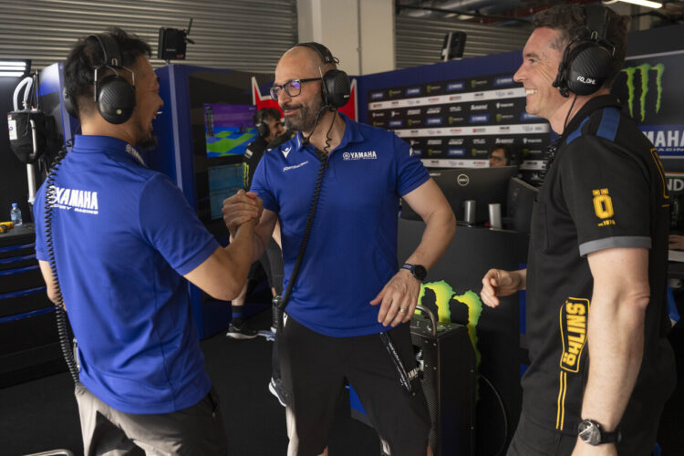 MotoGP: Yamaha ha empezado a probar el motor V4 en la M1