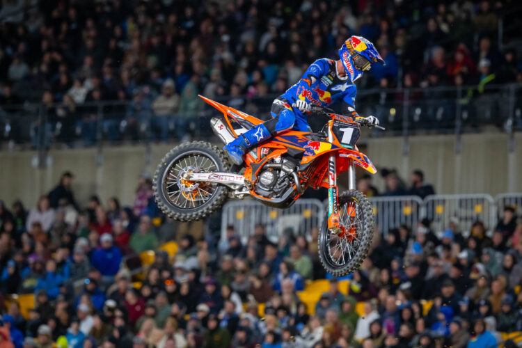 AMA Supercross: Tom Vialle gana por primera vez esta temporada en Pittsburgh