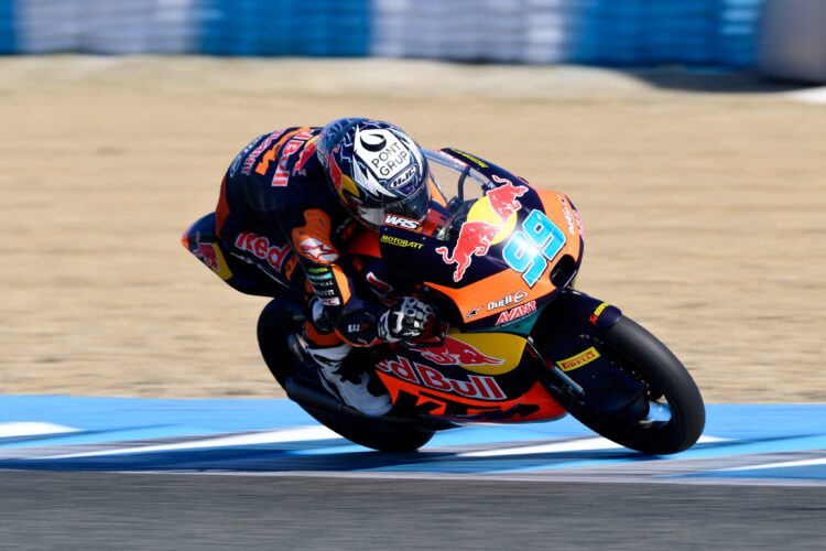 Moto3, Jerez FP1: Rueda amplía ventaja sobre Carpe