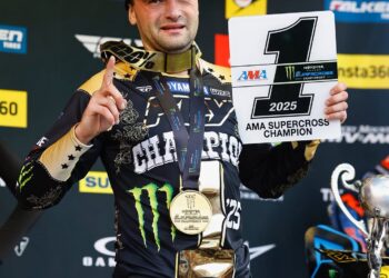 AMA Supercross: ¡siguen tres! Cooper Webb se proclama campeón y se une a una lista única de pilotos