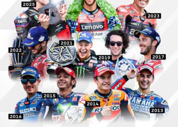 MotoGP: ¡Y van 11! Bezzecchi es el 11º piloto diferente que gana en Silverstone en 11 años