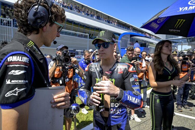 MotoGP: ¡En casa! Quartararo quiere “ver cómo funciona la nueva especificación del motor» en Le Mans