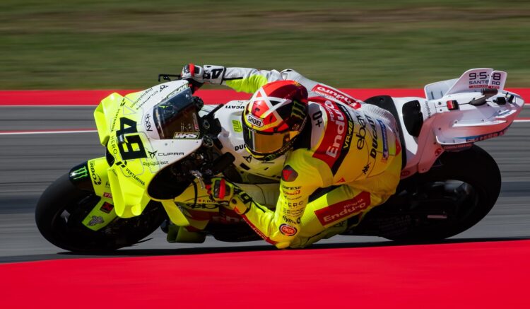 MotoGP, Aragón, Q1: Di Giannantonio y Quartararo pasan a la Q2