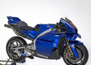 MotoGP: Yamaha ha presentado el prototipo con motor V4 que correrá en Misano