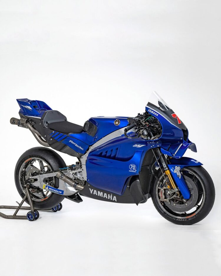 MotoGP: Yamaha ha presentado el prototipo con motor V4 que correrá en Misano