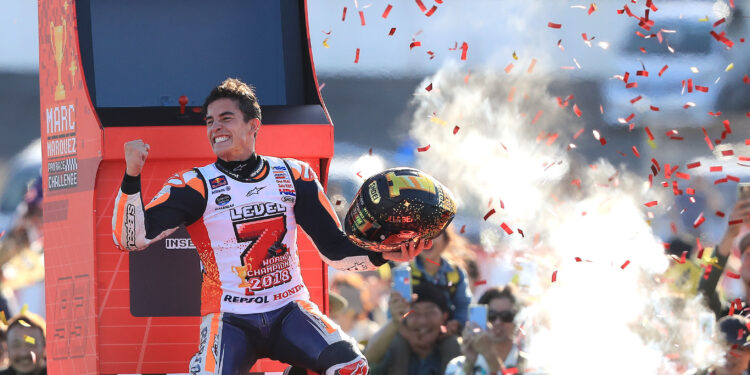 MotoGP: Recordar, la caída de Dovizioso que coronó a Marc Márquez en Motegi